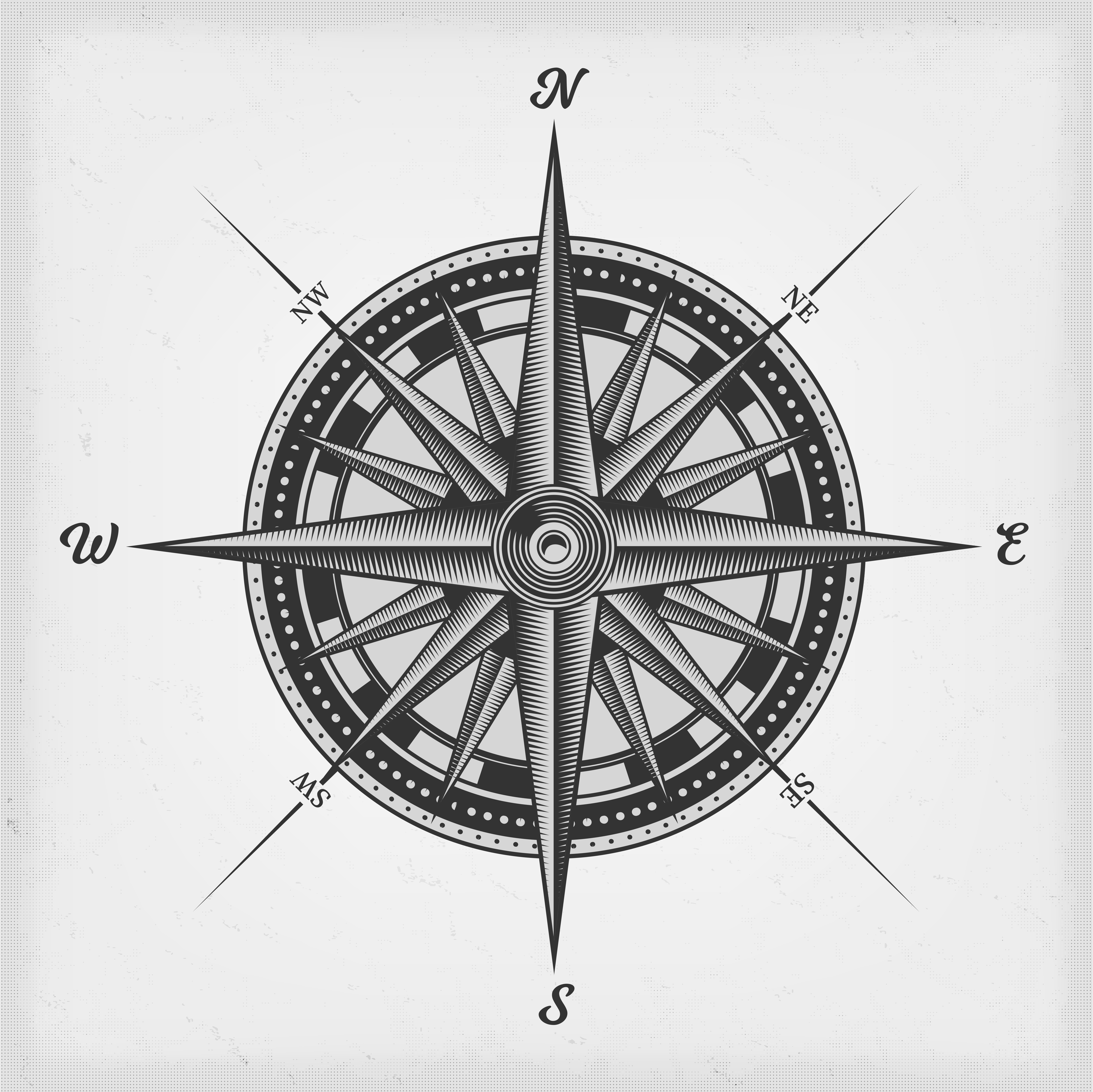 Compass Rose Vector Art At Collection Of Compass Rose 1145
