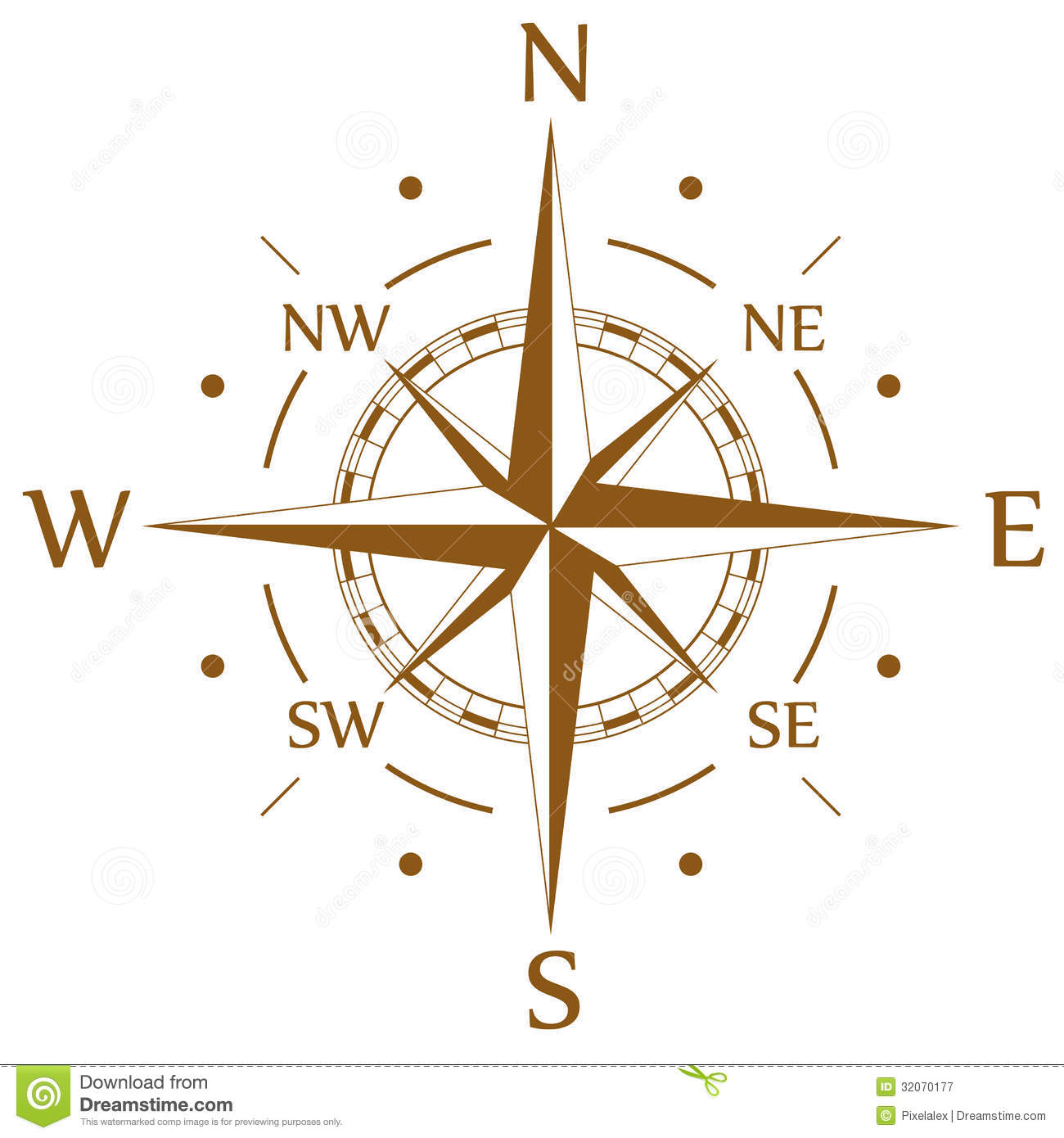 Compass Rose Vector Download Free