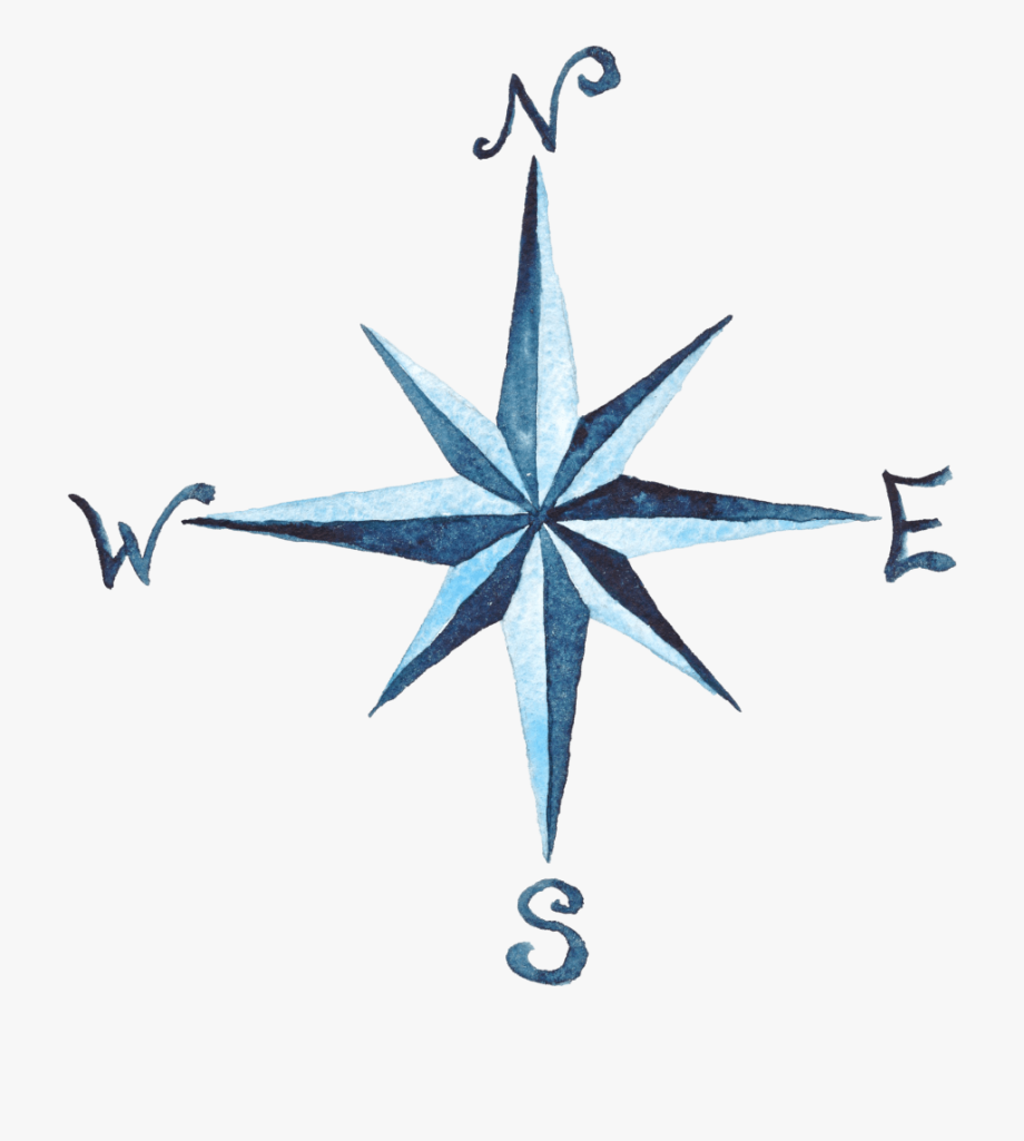 920x1025 Compass Rose Png