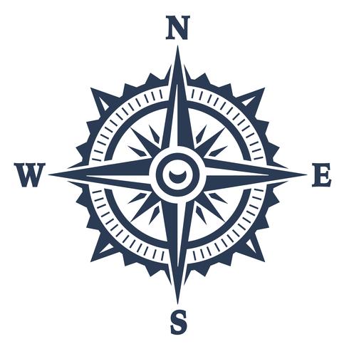 490x490 Wind Rose Vector