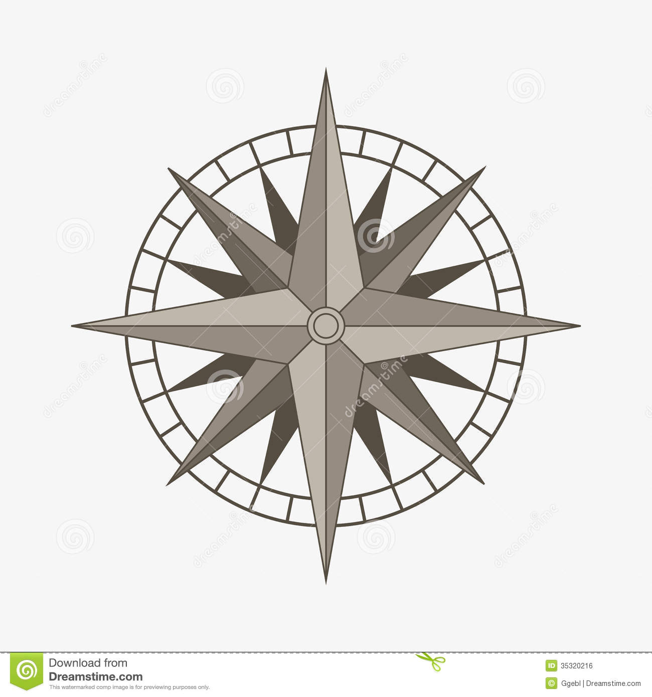 Compass Rose Vector Art At Collection Of Compass Rose Vector Art Free For 2043