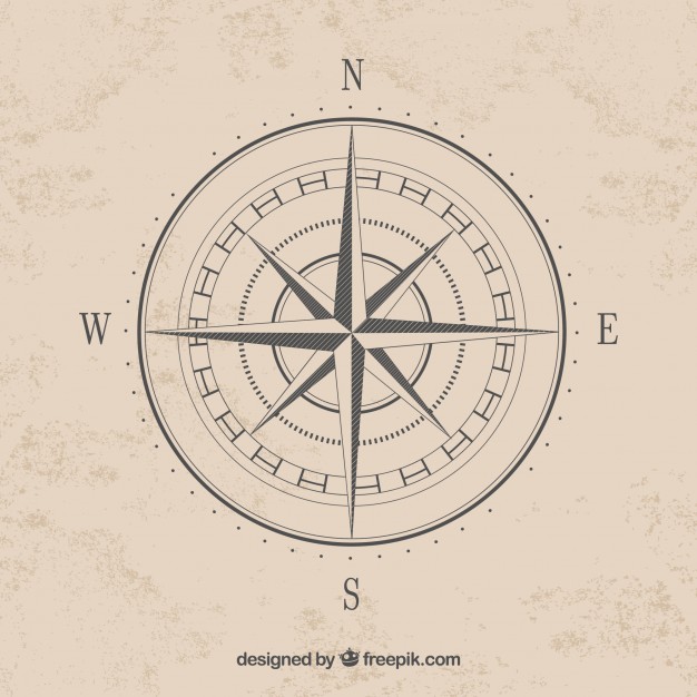 Compass Rose Vector Free At Collection Of Compass Rose Vector Free Free For 2222