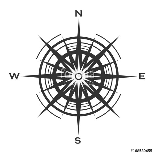 Compass Rose Icon Isolated On White Background Wind Rose Vector 500x500 Compass Rose Icon Isolated On White Background Wind Rose Vector