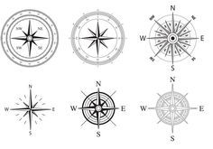 Wind And Nautical Compass Rose Vectors 236x165 Wind And Nautical Compass Rose Vectors