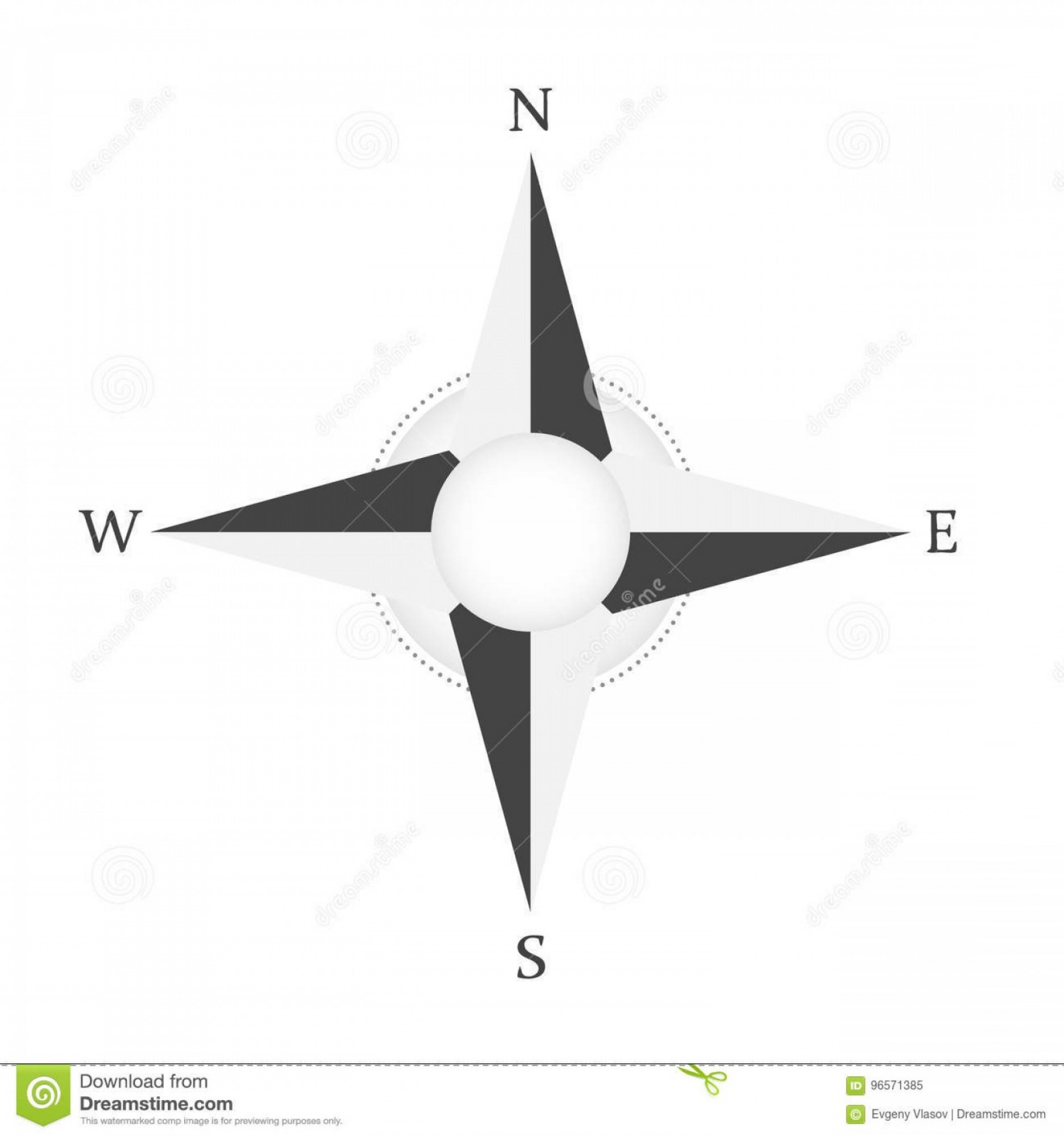 1872x2001 Stock Illustration Wind Rose Compass Vector Icon North West East