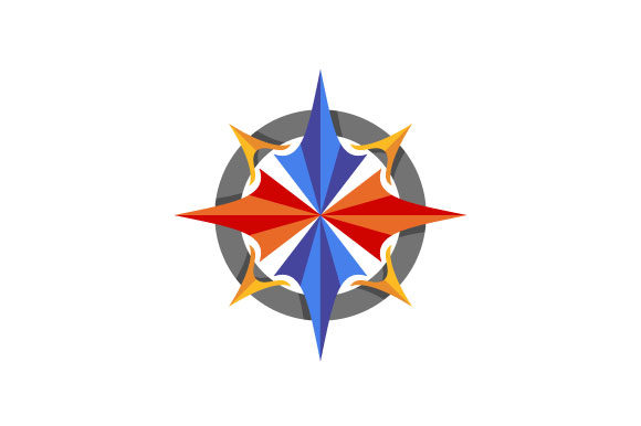 580x386 Abstract Compass Vector Sign Logo Graphic