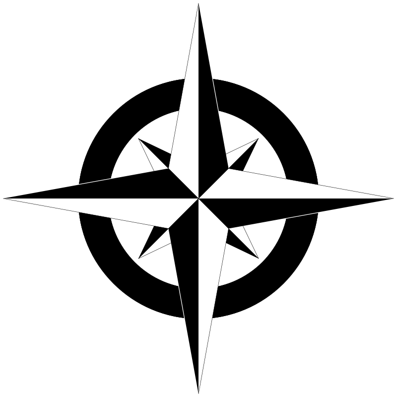 800x800 Compass Rose Bampw