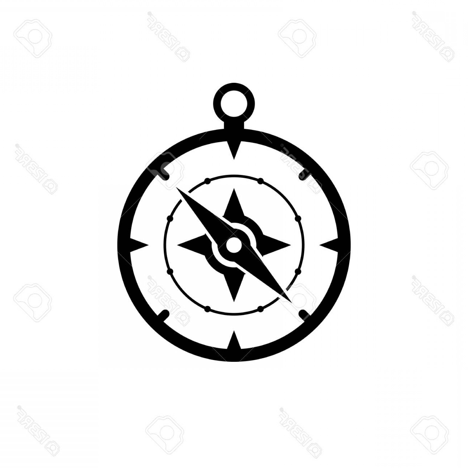 Photostock Vector Compass Icon Black Minimalist Icon Isolated 1560x1560 Photostock Vector Compass Icon Black Minimalist Icon Isolated