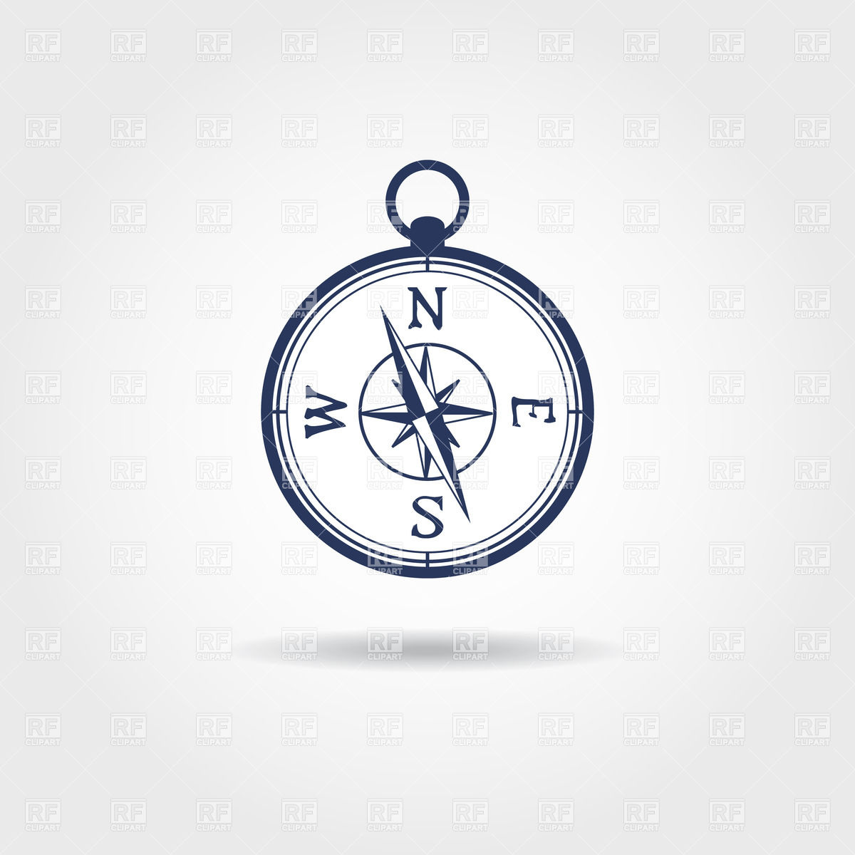 1200x1200 Isolated Stylized Retro Compass Vector Image Of Travel Mcherevan