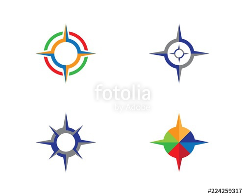 500x400 Compass Vector Icon Stock Image And Royalty Free Vector