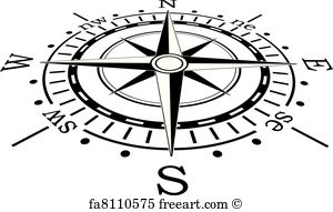 300x191 Free Compass Vector Art Prints And Wall Artwork Freeart