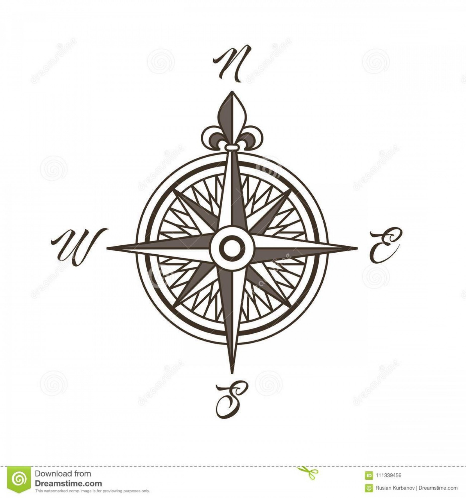 1872x2001 Round Compass Vector Graphic Catchsplace