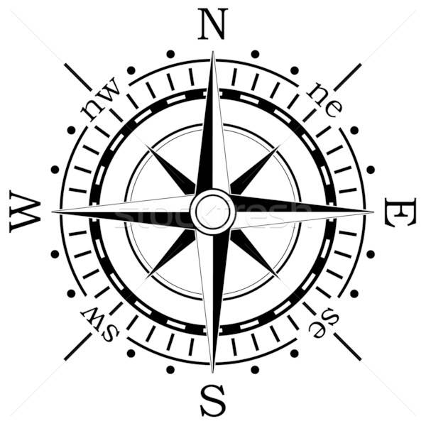 600x600 Vector Black Compass Vector Illustration Dmitry Merkushin