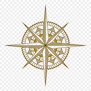 300x300 Compass Vector Icon Isolated On Transparent Background Compass