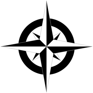 300x300 Free Compass Rose Vector