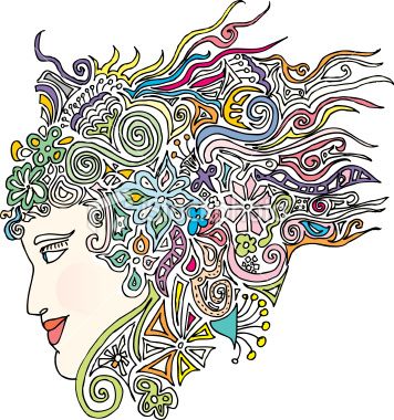 356x380 Womanhead Artwork Inspiration Free Vector Art, Illustration