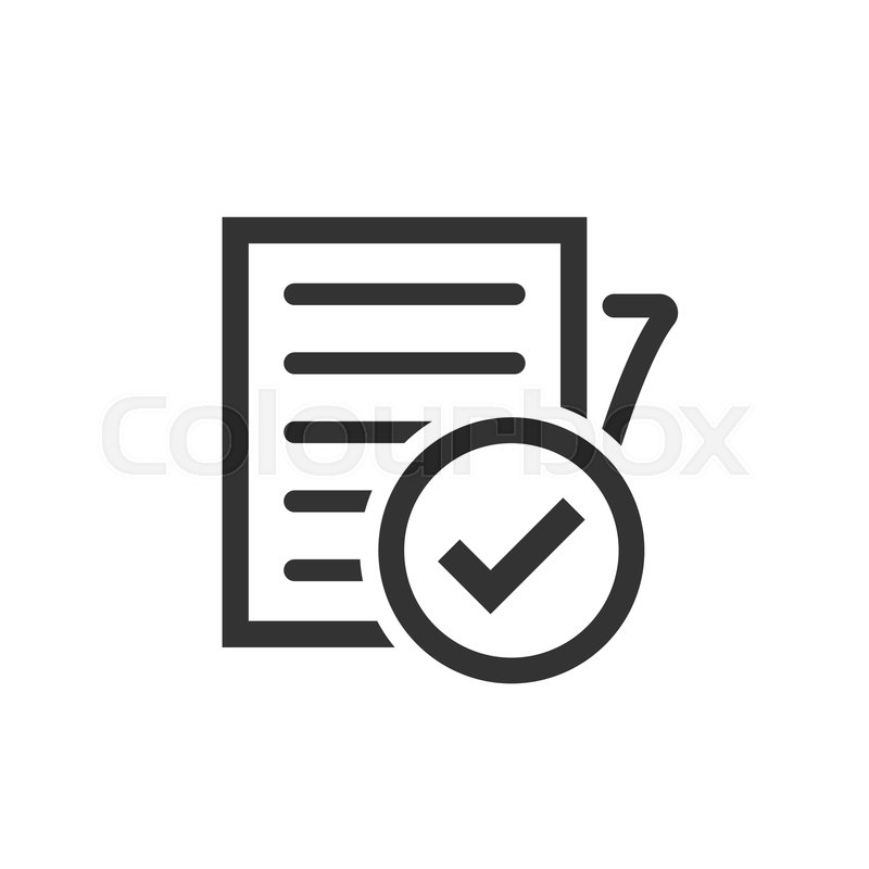 Compliance Document Icon In Flat Stock Vector Colourbox 800x800 Compliance Document Icon In Flat Stock Vector Colourbox