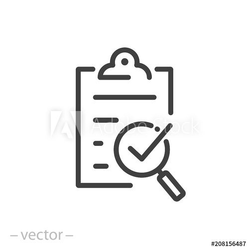 Compliance Icon, Quality Check Line Sign 500x500 Compliance Icon, Quality Check Line Sign