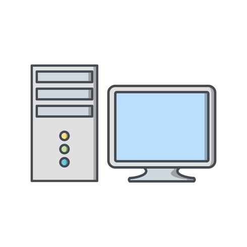 490x490 Icono De Computadora Vector Illustration