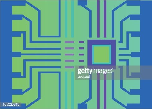 489x350 Chip De Computadora Vector Premium Clipart