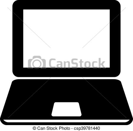 450x443 Computador Portatil, Vector, Icono De La Computadora