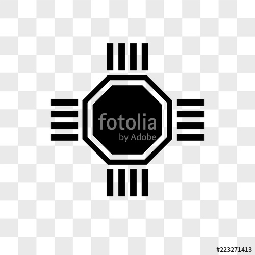 500x500 Computer Chip Vector Icon Isolated On Transparent Background