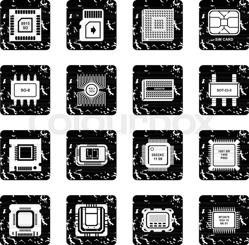 Computer Chip Vector at Collection of Computer Chip