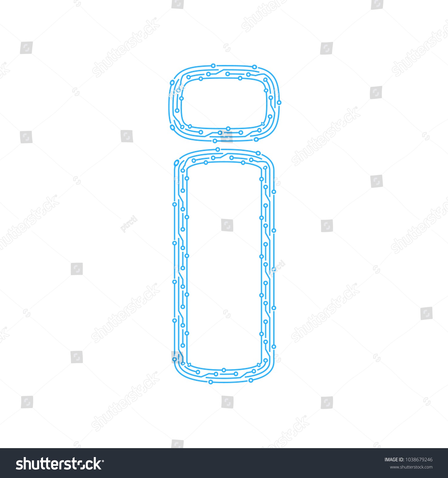 1500x1600 Computer Chip Vector Beautiful Circuit Letter Logo Icon Design