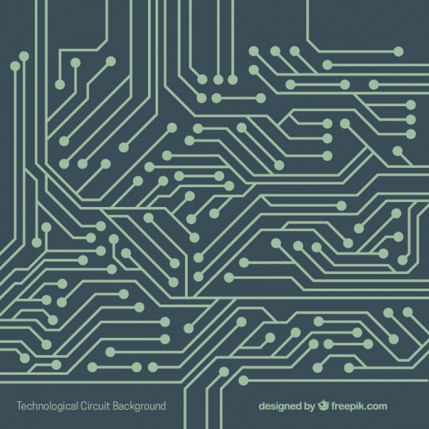 626x626 Technology Background With Circuit Vector Free Download
