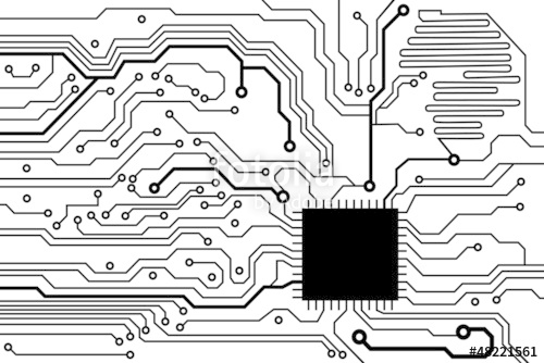 500x334 Computer Circuit Board Stock Image And Royalty Free Vector