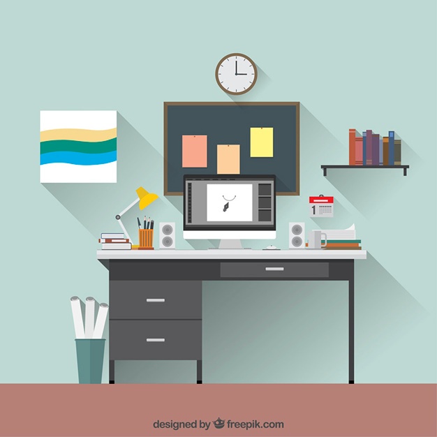 Desk Vectors, Photos And Free Download 626x626 Desk Vectors, Photos And Free Download