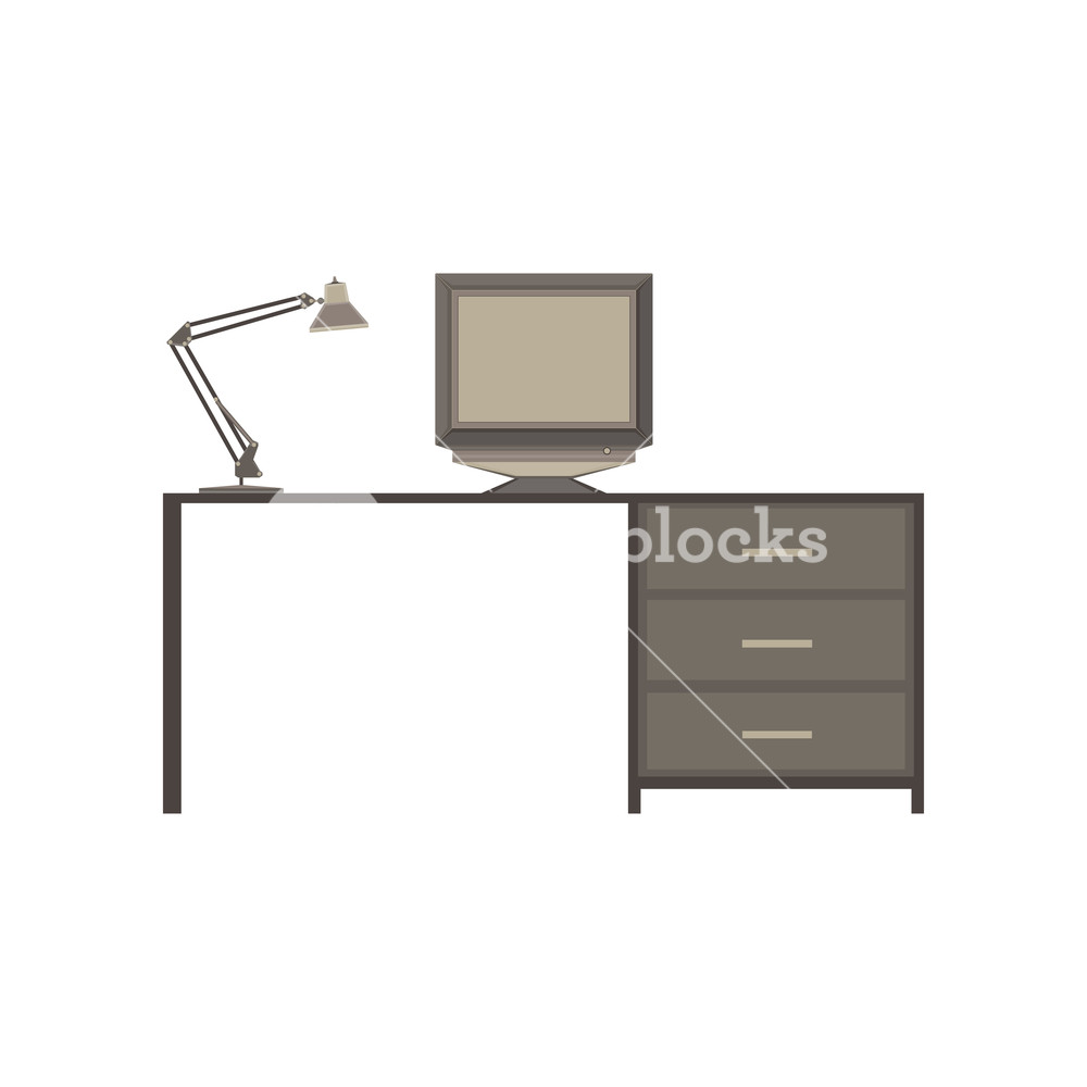 Table Desk Vector Office Wood Background Computer Illustration 1000x1000 Table Desk Vector Office Wood Background Computer Illustration