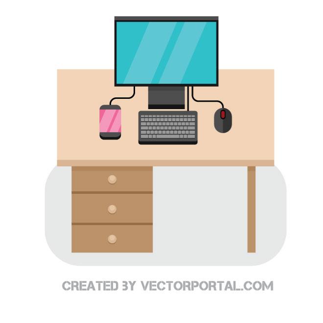 Computer On A Desk 660x660 Computer On A Desk