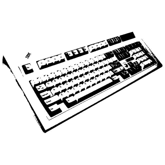 660x660 Computer Keyboard Vector