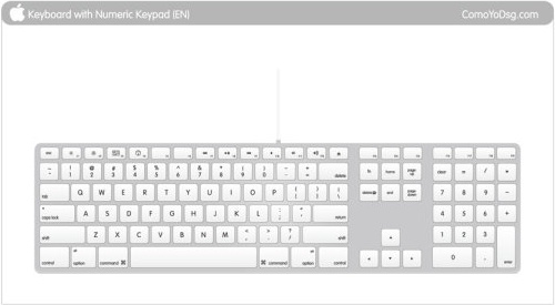 500x275 Free Keyboard Vector Free Vector Download