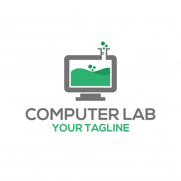 626x626 Computer Logo Vector Premium Download