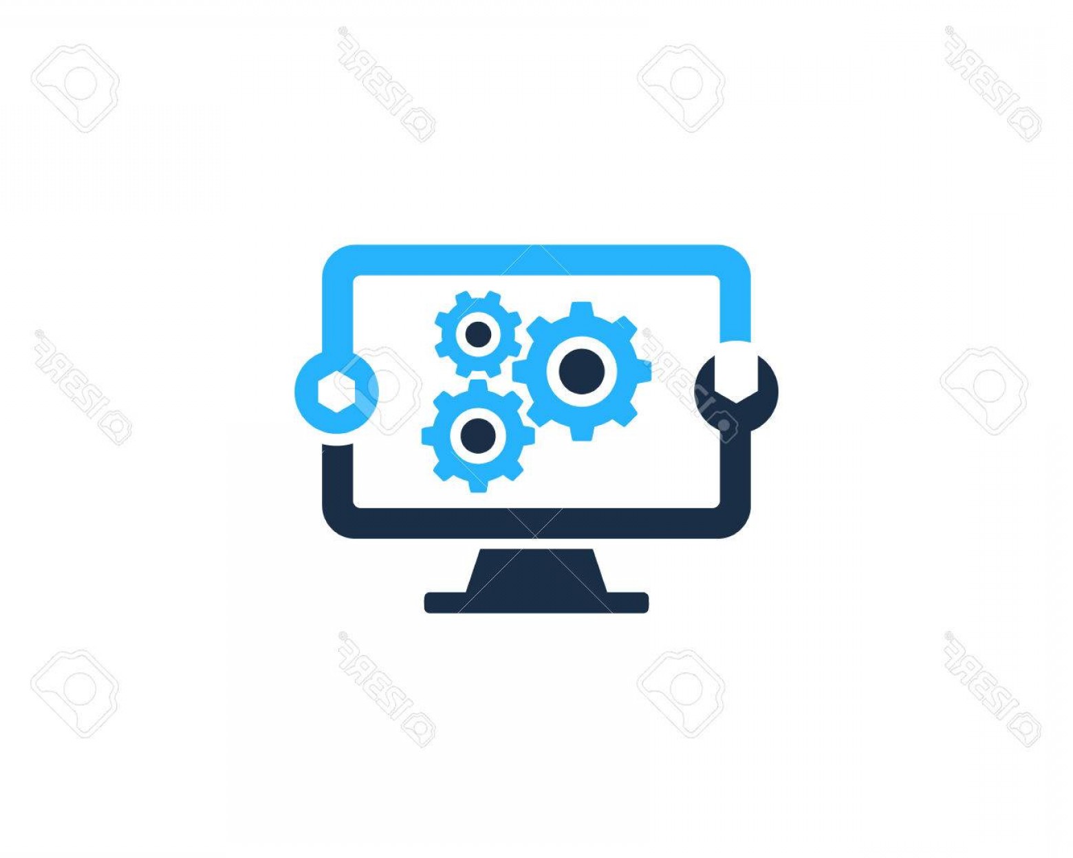 1560x1248 Photostock Vector Fix Computer Icon Logo Design Element Soidergi