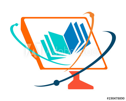 500x400 Book Computer Screen Image Vector Icon Logo Symbol