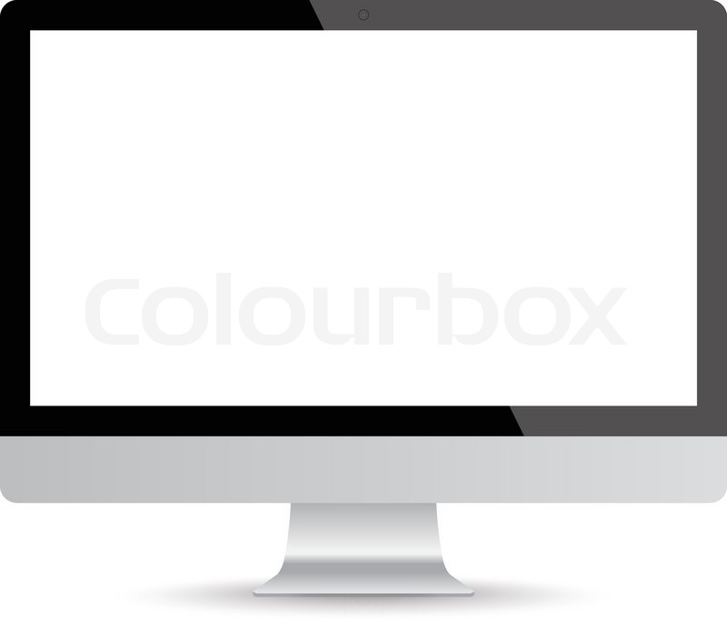 Computer Screen, Lcd Monitor On Stock Vector Colourbox 800x683 Computer Screen, Lcd Monitor On Stock Vector Colourbox