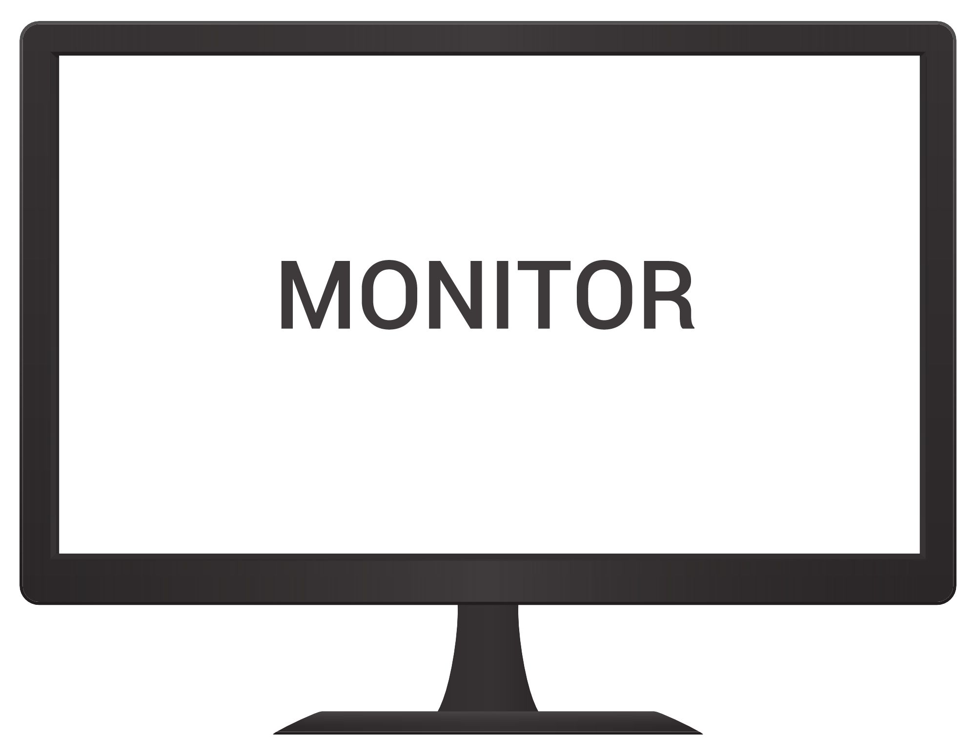 Monitor Vector Png Image 2000x1550 Monitor Vector Png Image