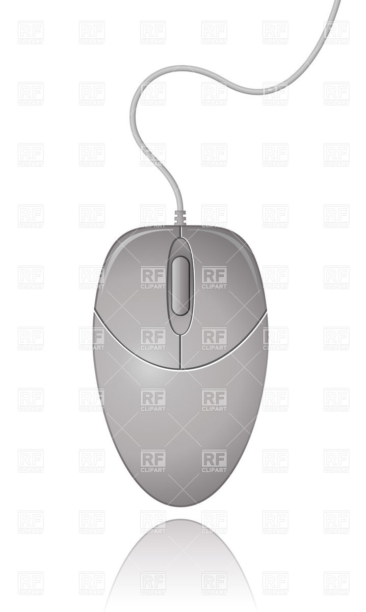 718x1200 Grey Computer Mouse Vector Image Of Objects Frbird