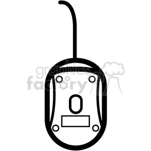 300x300 Bottom Of Computer Mouse Vector Icon Clipart Royalty Free Gif