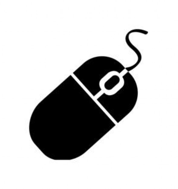 589x626 Computer Mouse Icon Vector