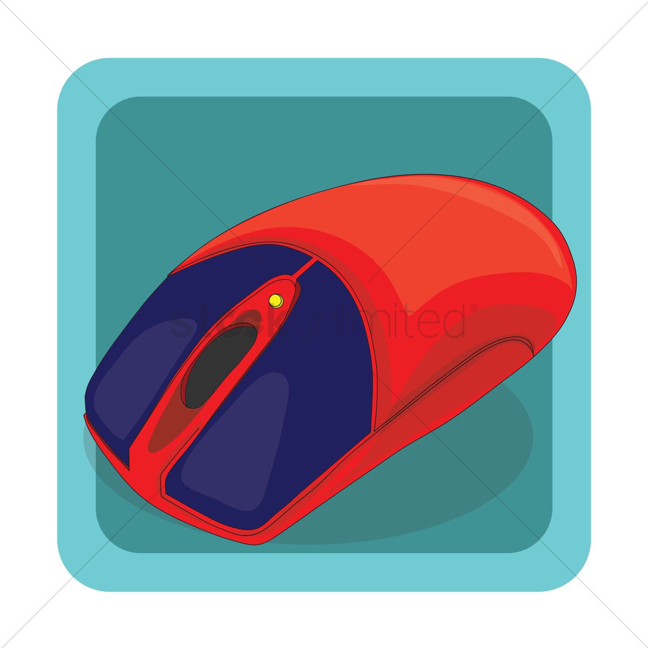 1300x1300 Free Computer Mouse Vector Image