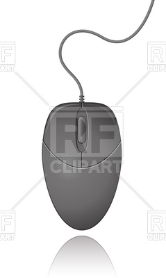 239x400 Black Computer Mouse Vector Image Of Objects Frbird