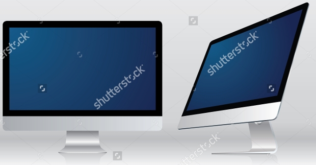 Computer Screen Vector