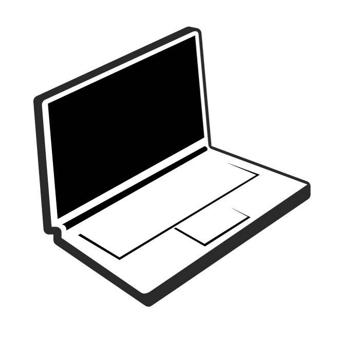 Laptop Computer Vector Image 660x660 Laptop Computer Vector Image
