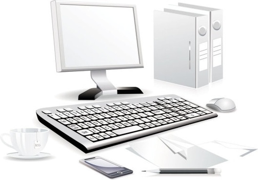 529x368 Computer Free Vector Download