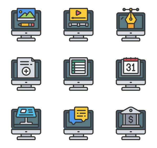 600x564 Imac Icons