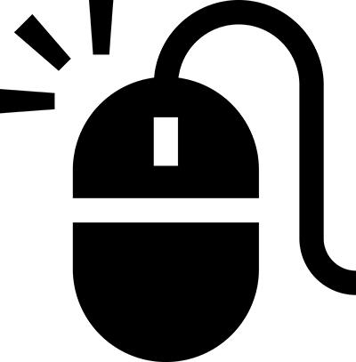 400x407 Computer Mouse Click Vector Icon